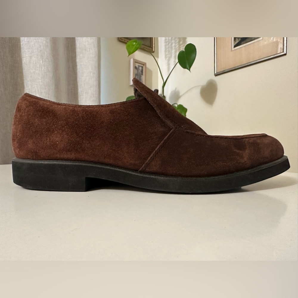 Hush Puppies Men Loafers Suede in Color Brown US Size 10 - Picture 6 of 14